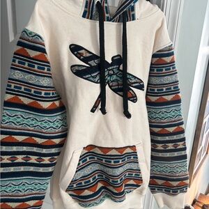 Little Girls’ Handsewn Butterfly Designed Hoodie from an Ecuador Missions Trip